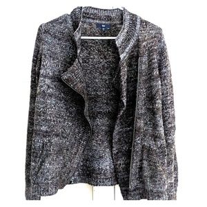 Gap M Women's Grey Black Sweater